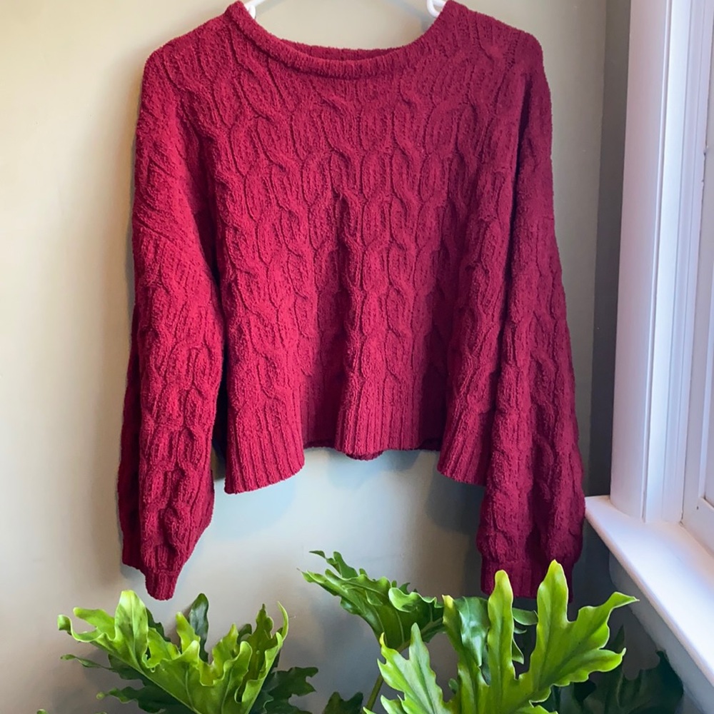 Red sweater